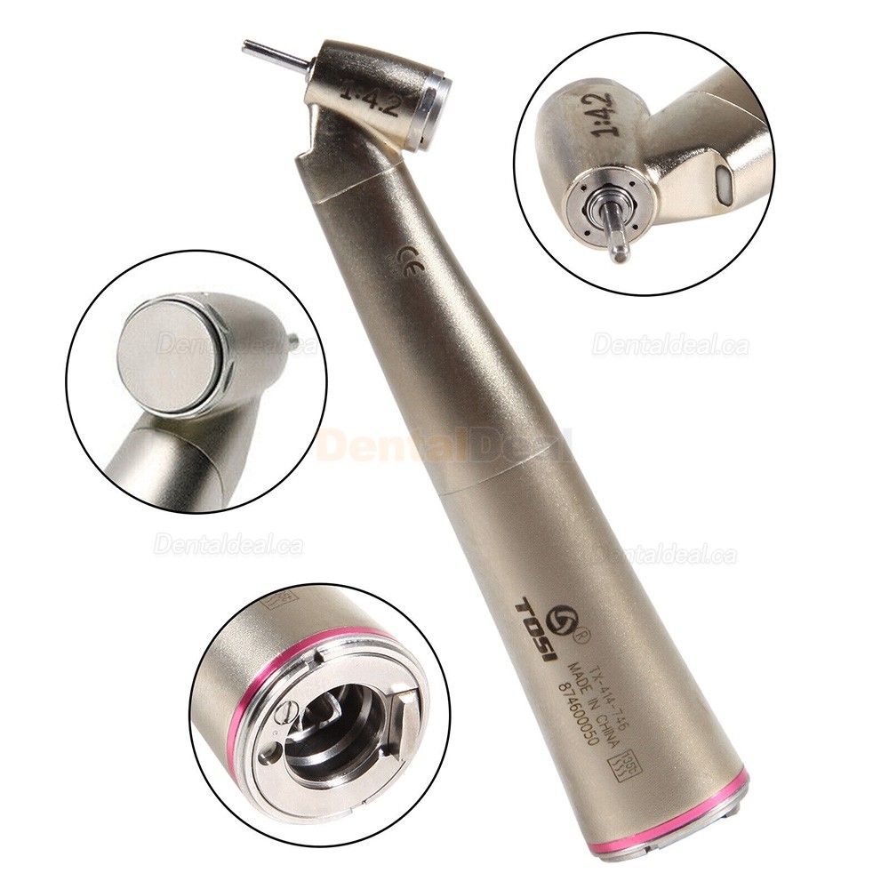 TOSI TX-414-746 Dental 1:4.2 Speed Increasing LED Contra Angle Handpiece
